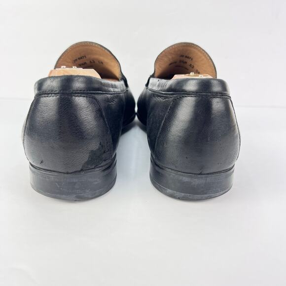 Johnston & Murphy 9.5M Cresswell Venetian Black Soft Sheepskin Loafer Slip On - Picture 4 of 11